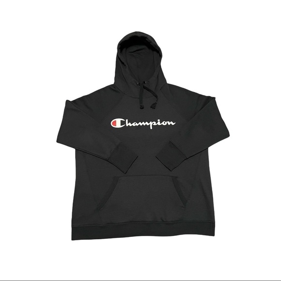 Champion Black Plus Powerblend Hoodie Size 1X - Picture 3 of 7